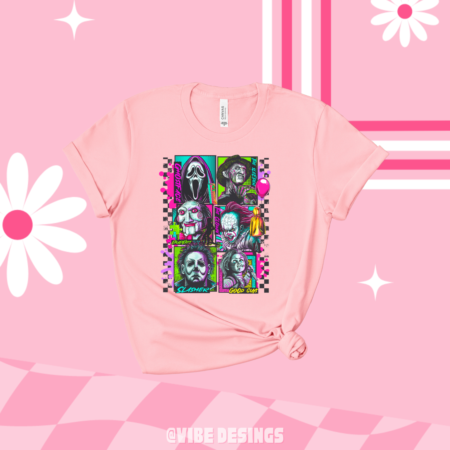 Horror Squad Sleeve Tee