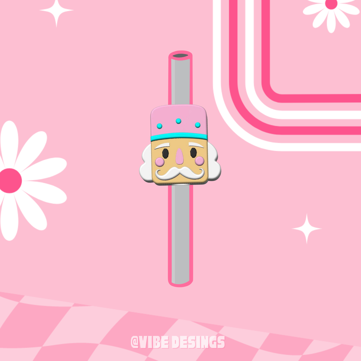 Nutcracker Straw Topper