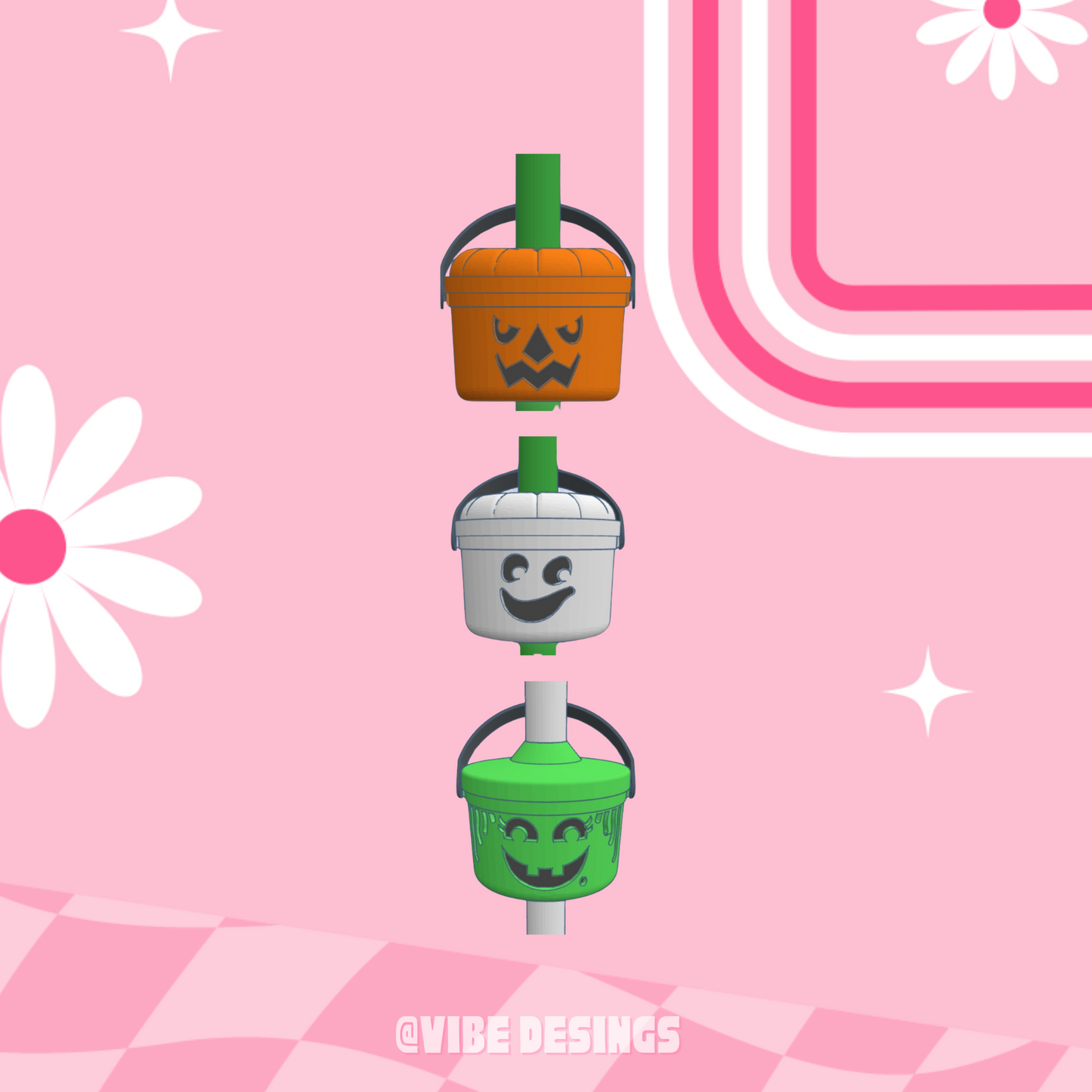 Nugget Bucket 3D Straw Topper