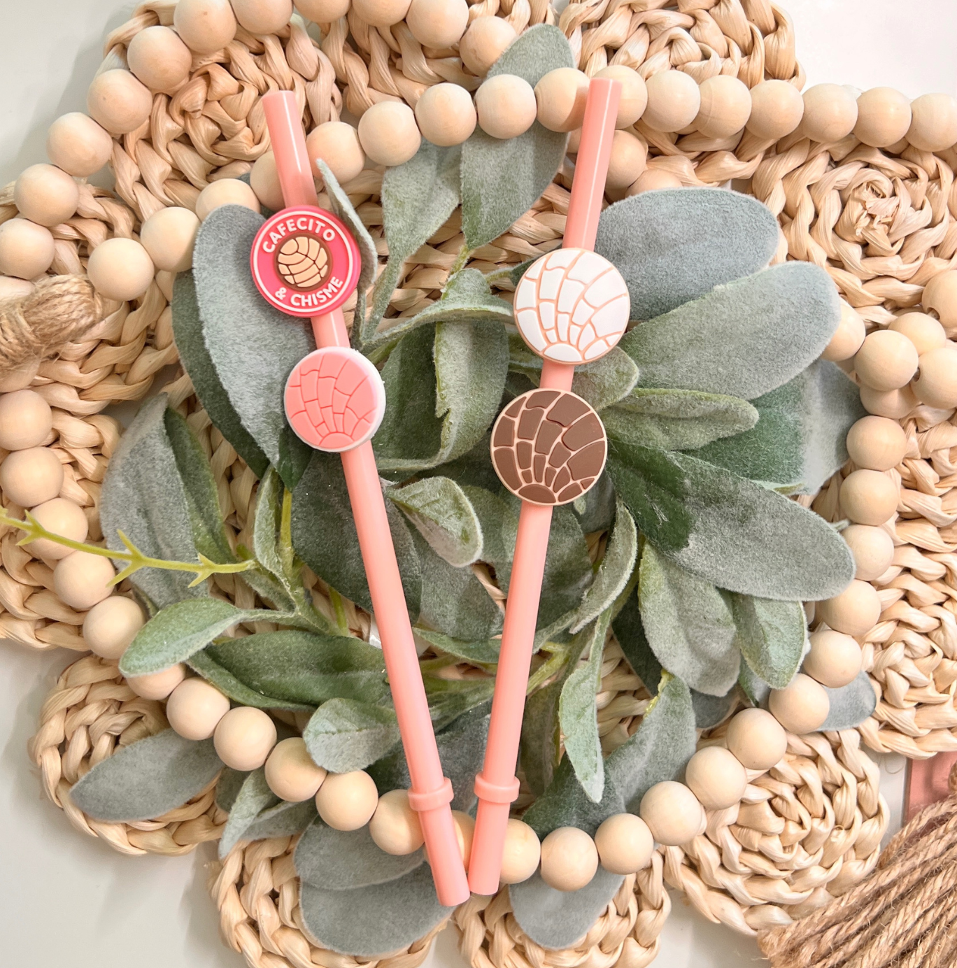 Concha Straw Toppers
