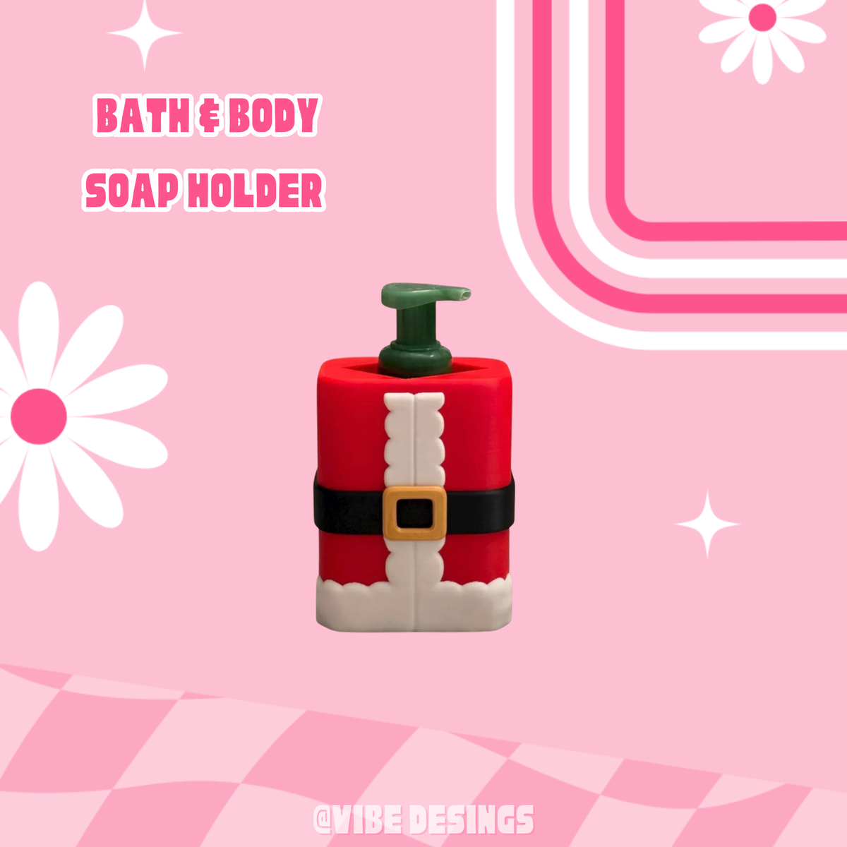 Santa Coat Bath&Body Soap Holder