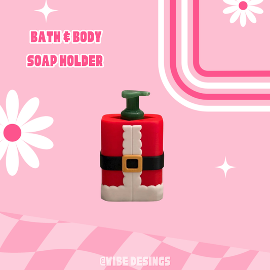 Santa Coat Bath&Body Soap Holder