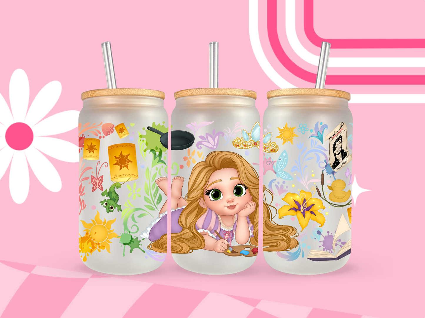 Baby Tangled Glass Can
