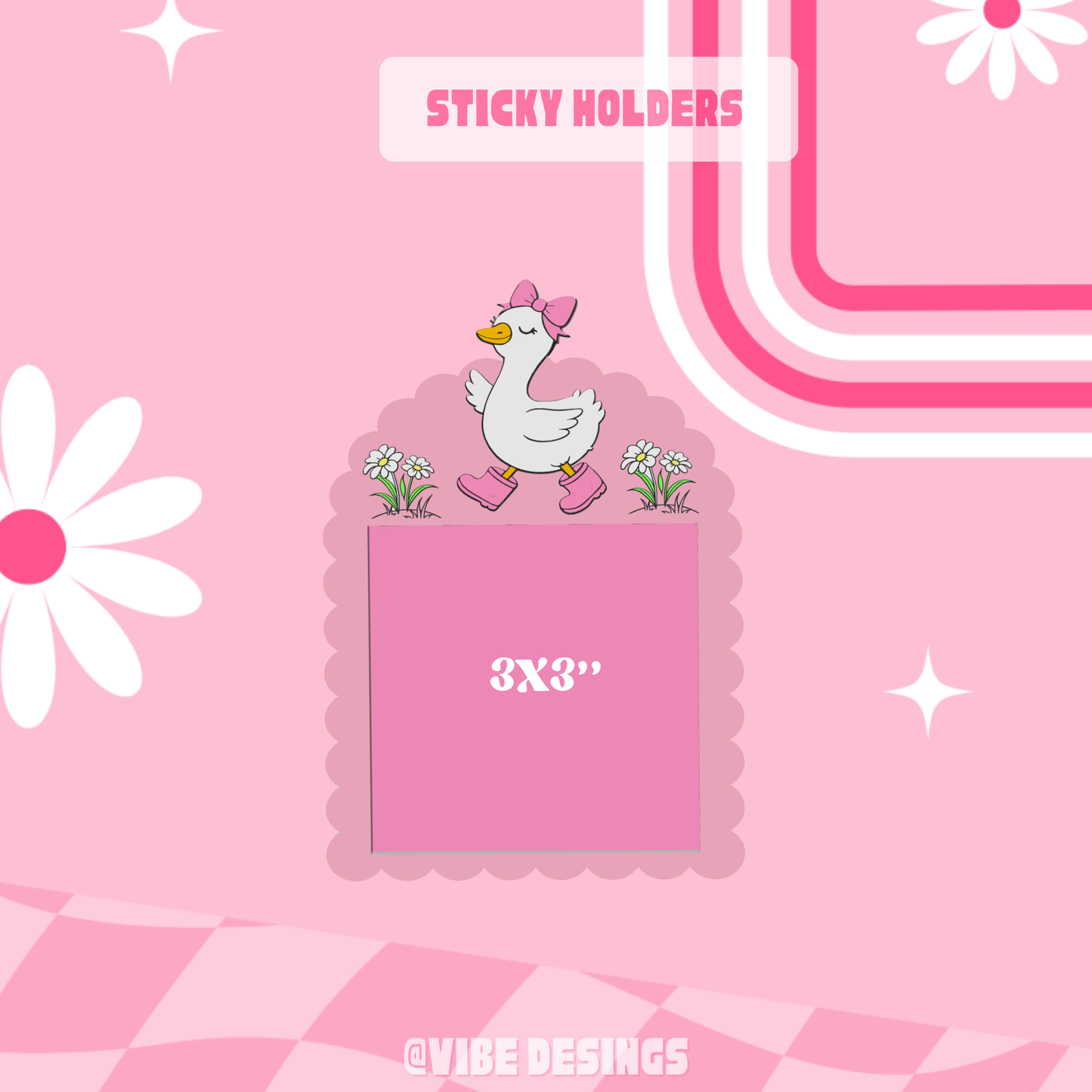 Cute Goose Sticky Holder