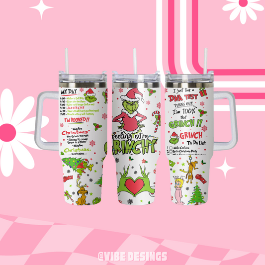 Red Feeling Grinchy Dupe Handle