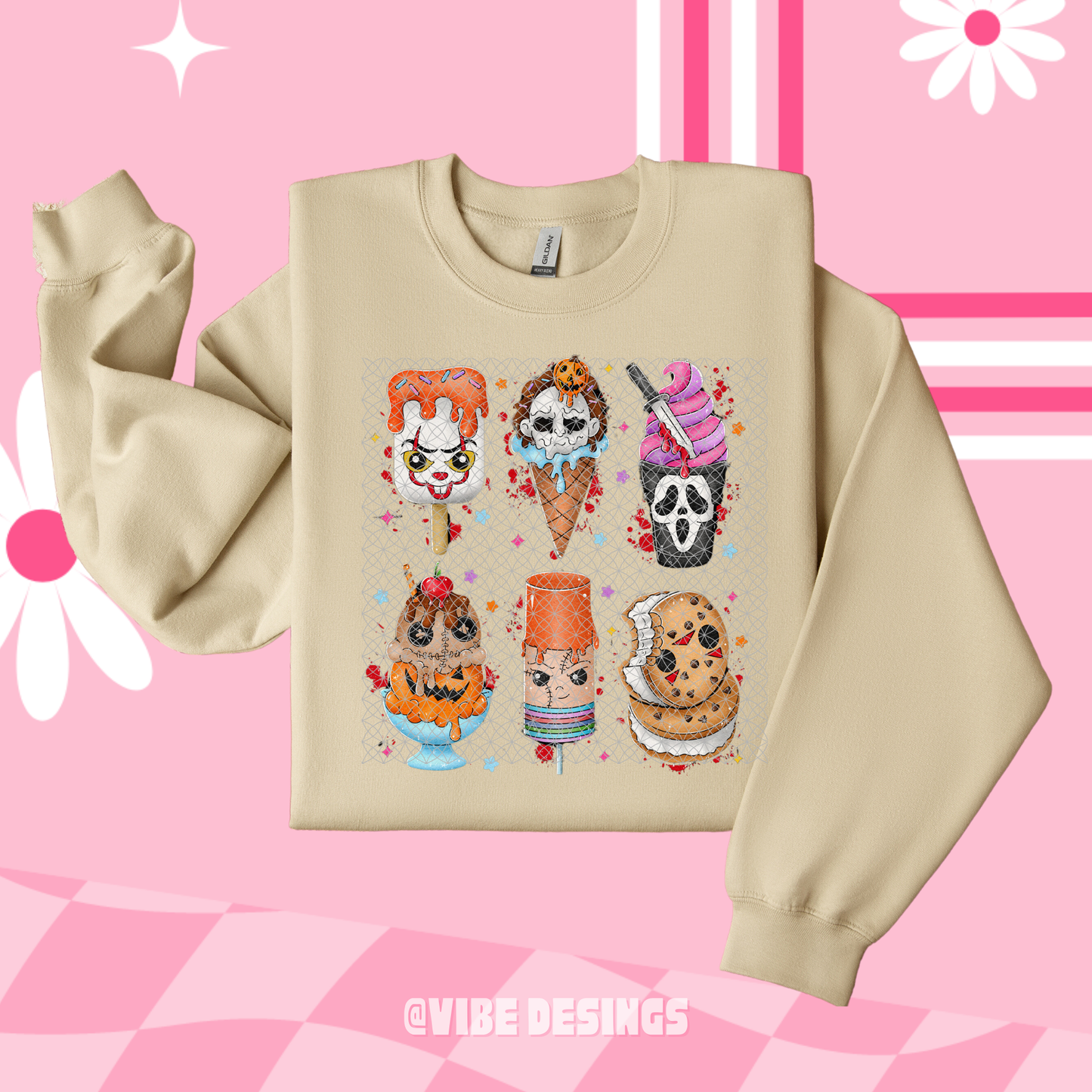 Horror Ice Cream Crewneck