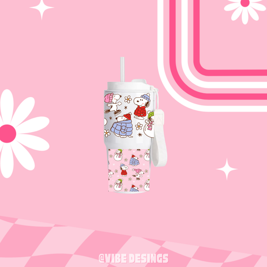 Winter Beagle 20oz Tumbler READY TO SHIP