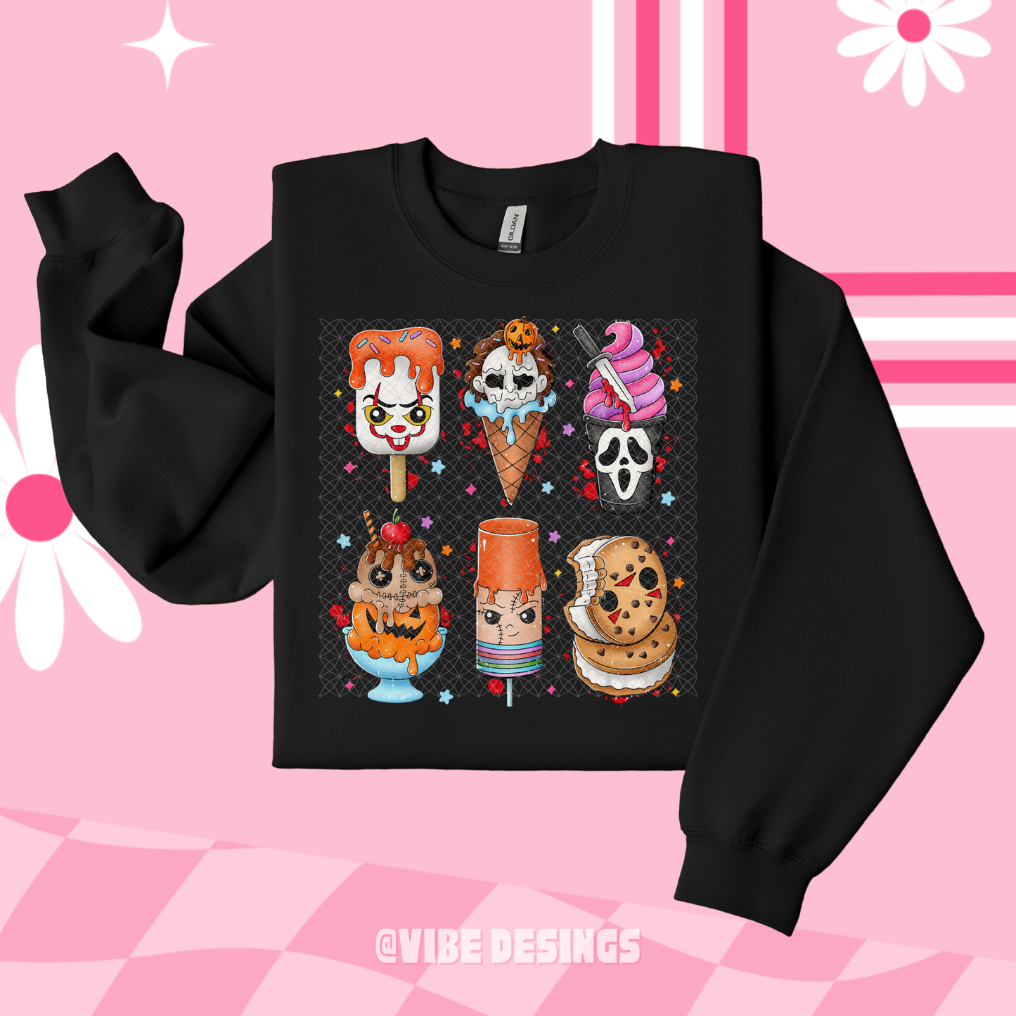 Horror Ice Cream Crewneck