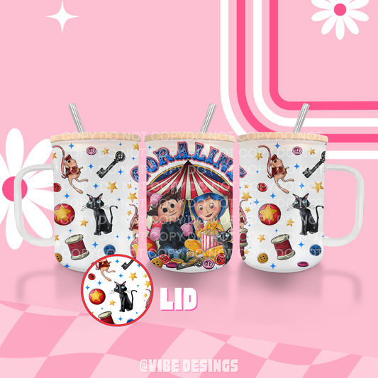 Circus Scenes Girl Beer Mug