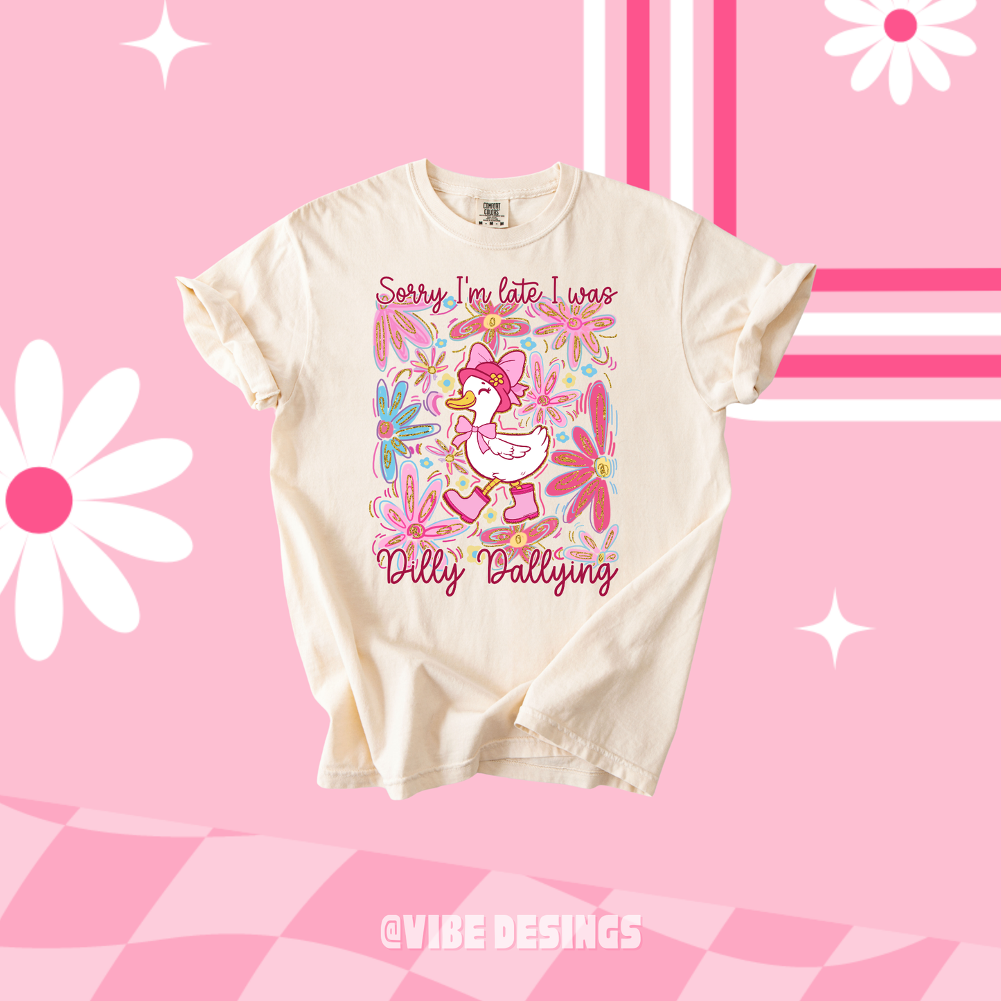 I was Dilly Dallying Coquette Tee