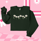 Daisy Embroidered Crewneck
