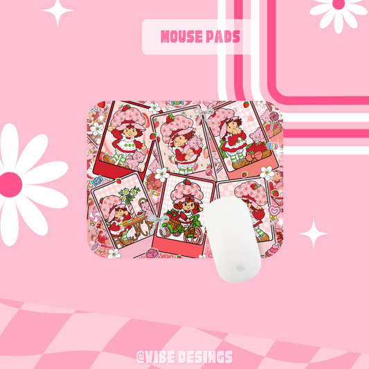 Strawberry Card Mouse Pad