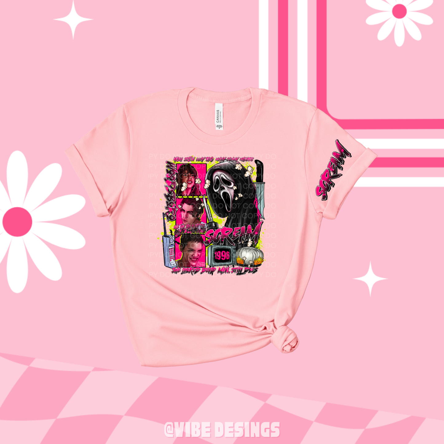 Neon Scream Tee (DESIGN GLOWS)