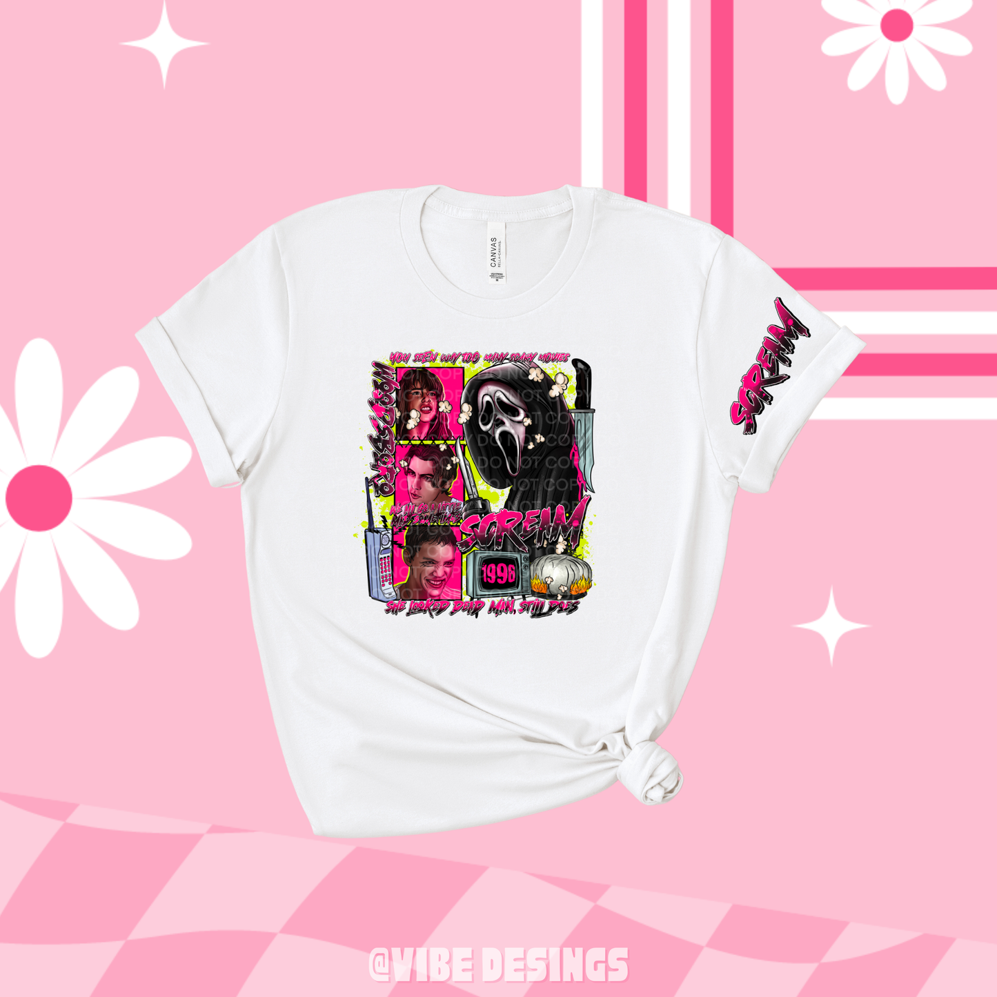 Neon Scream Tee (DESIGN GLOWS)