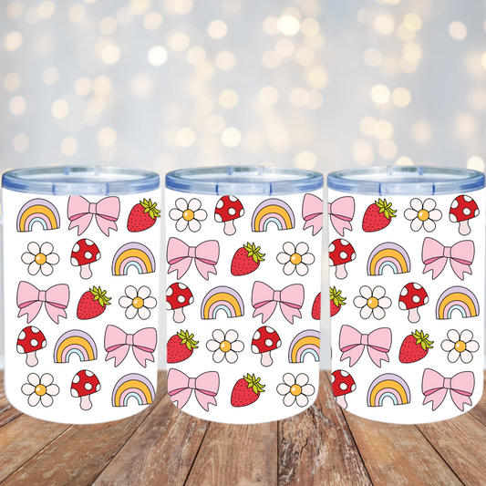 Mushrooms Bows 10 oz Mini Tumbler
