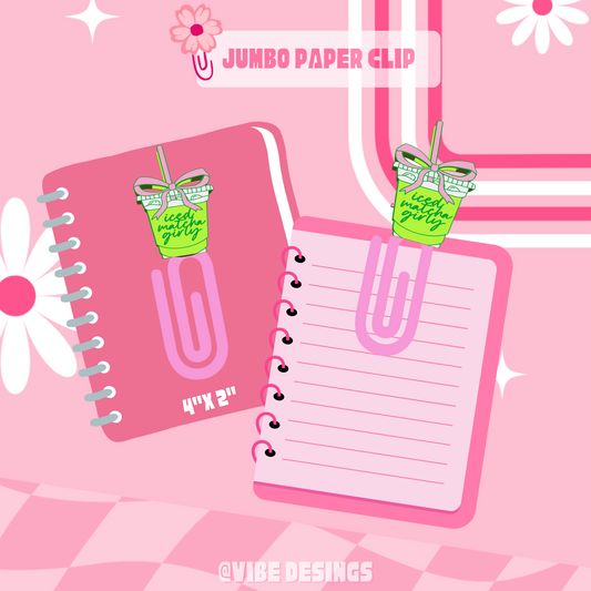 Matcha 3D Paper Clip