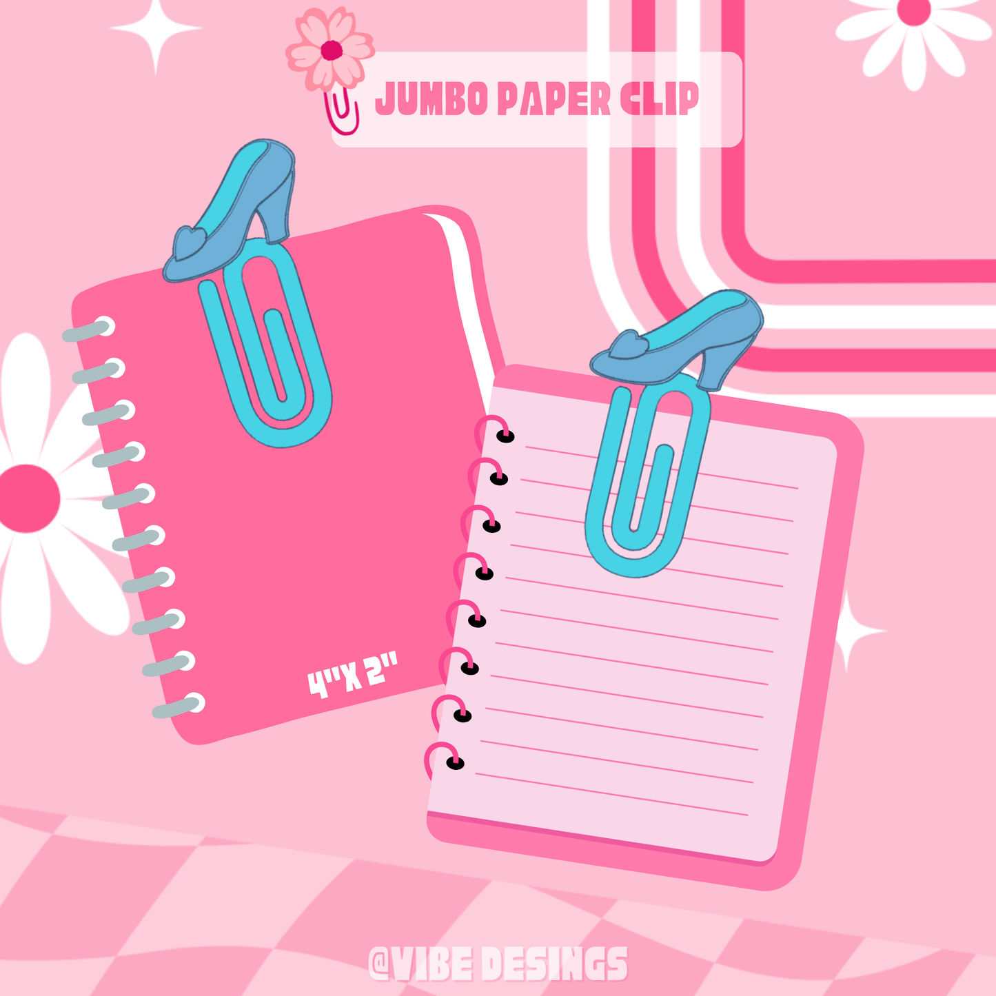 Glass Slipper 3D Paper Clip