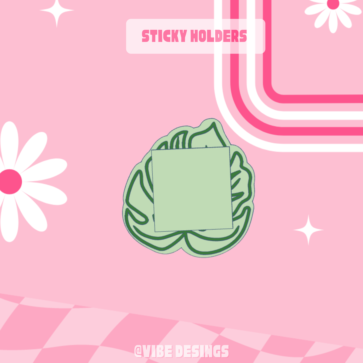 Monstera Sticky Holder
