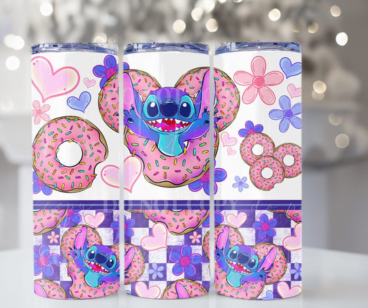 Donuts Alien 20oz Skinny Tumbler