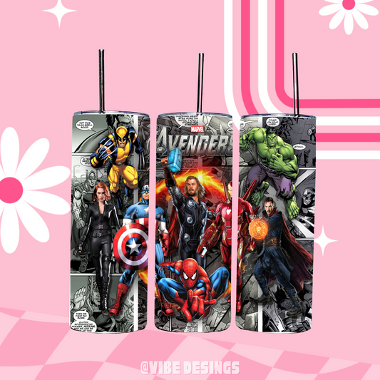 Avengers 20oz Skinny Tumbler