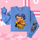 Yellow Coat Girl Crewneck