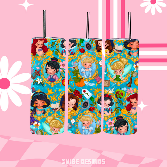 All Princes Mirror 20oz Skinny Tumbler