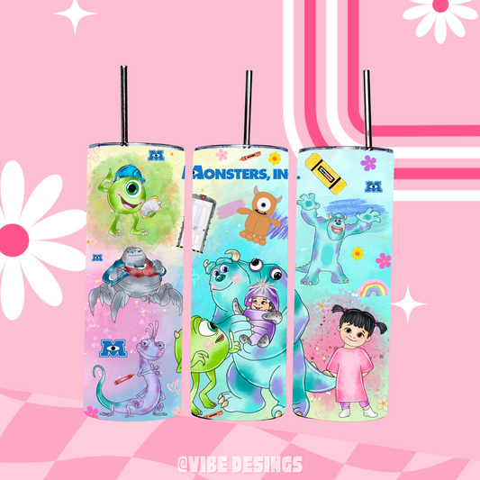 Monsters 20oz Skinny Tumbler