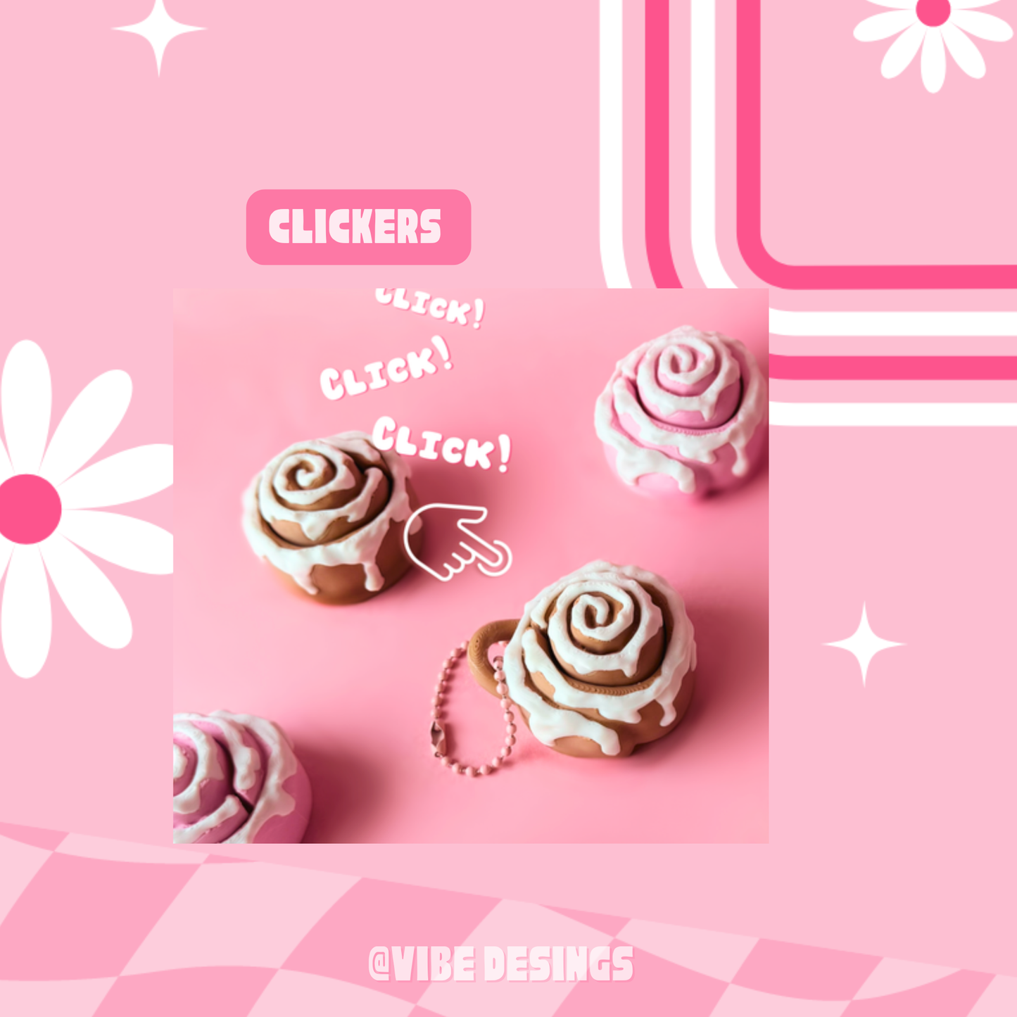 Cinnamon Clickers/Fidget Ships 3-5 Days