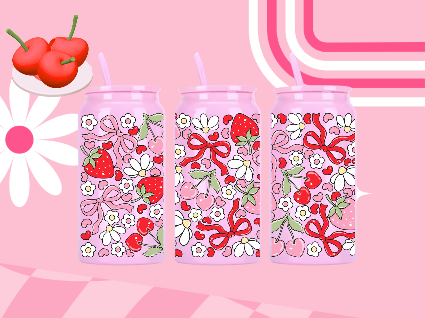 Coquette Cherry Stainless Steel