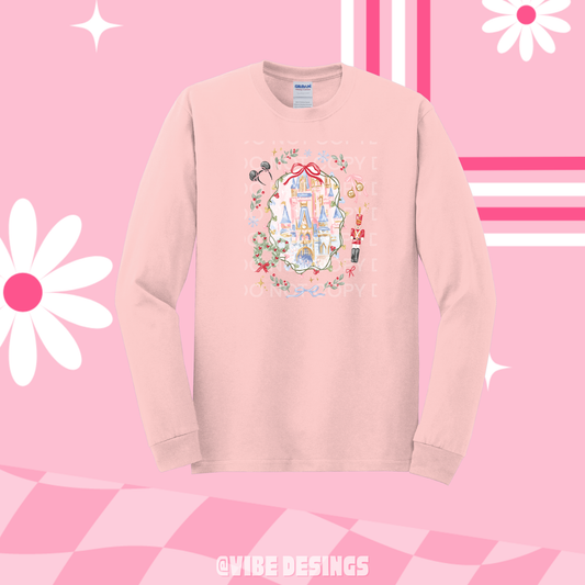 Christmas Castle Long Sleeve Shirt