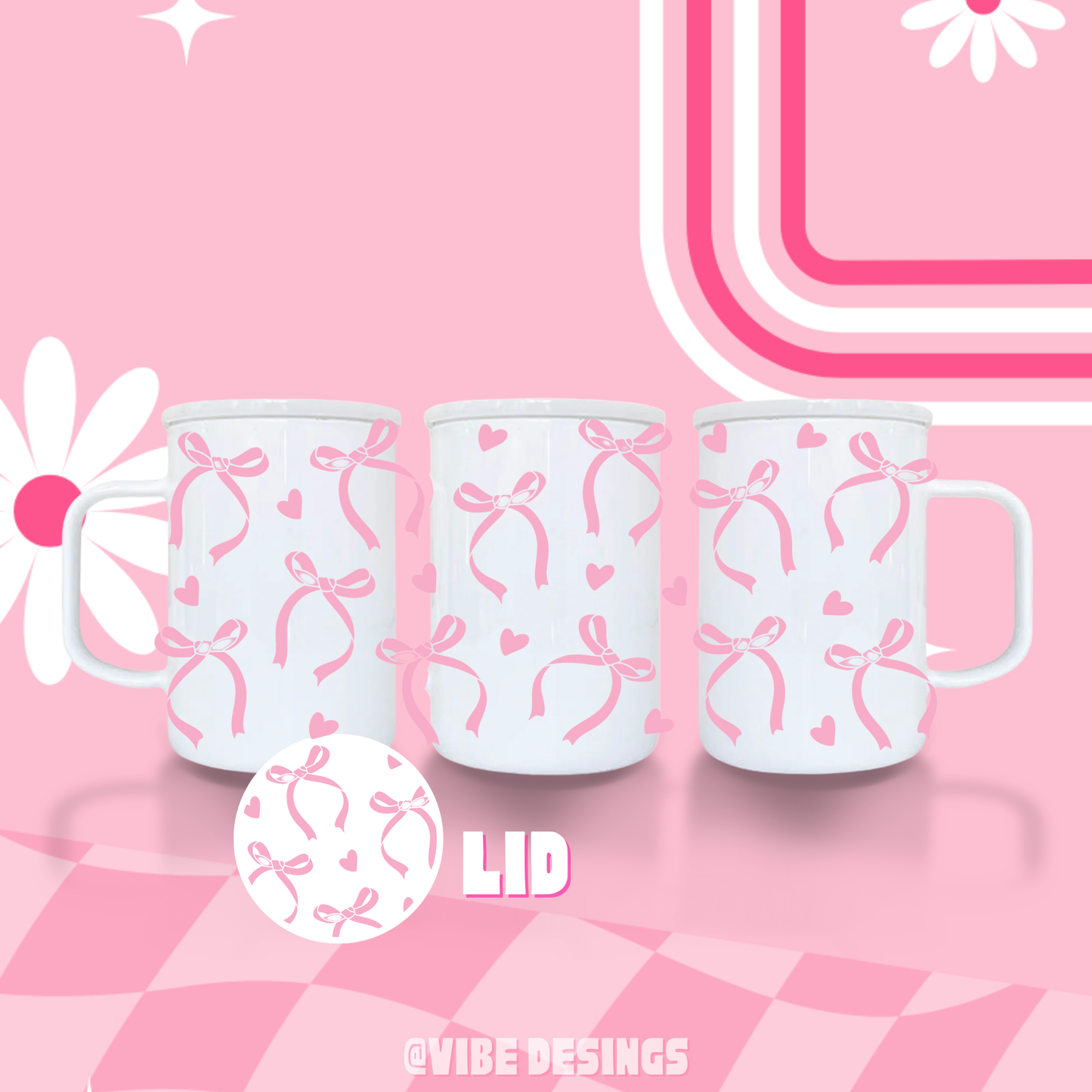 Pink Ribbon Macaroon Beer Mug