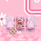 Candy Cane Cutie Ombre Mug