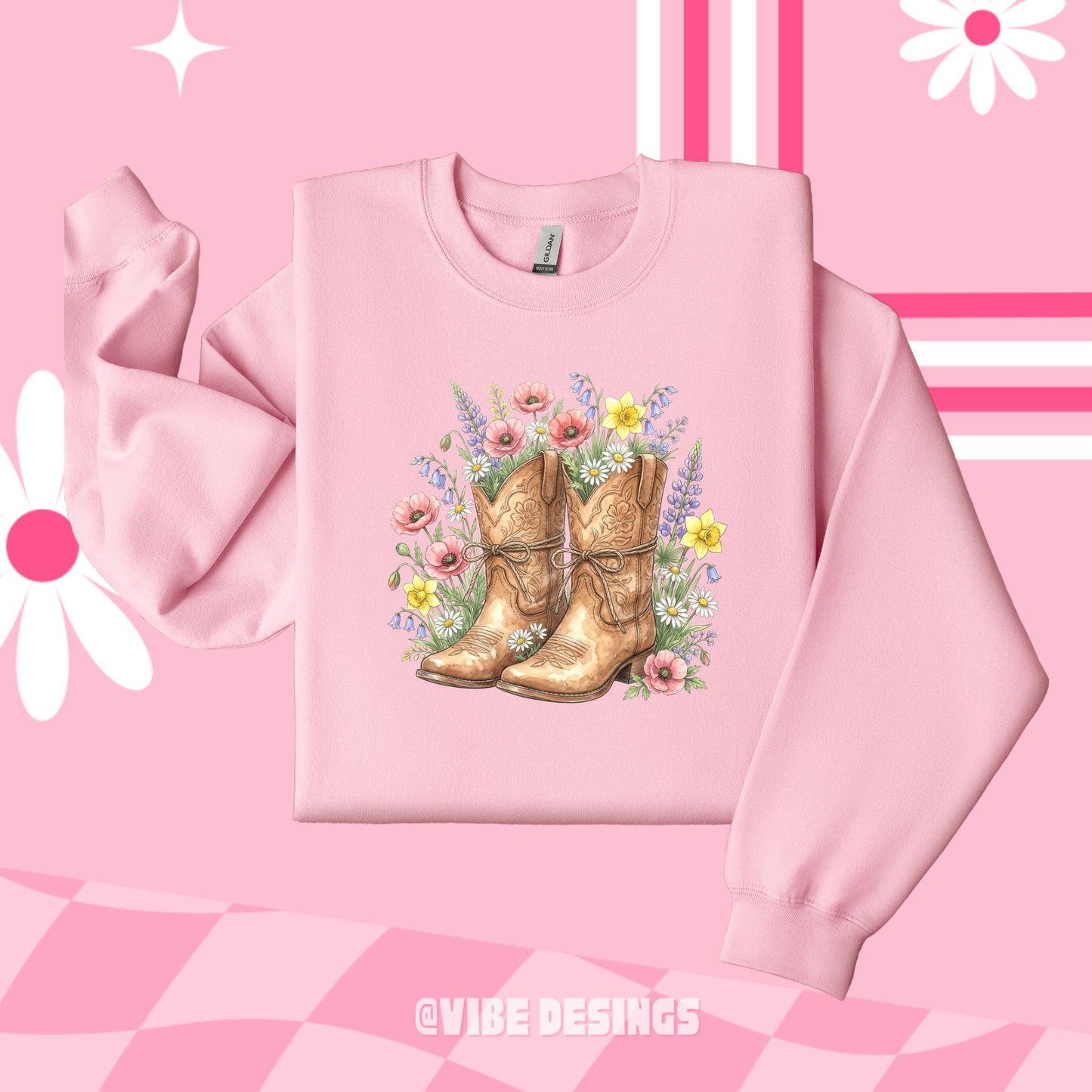 Cowgirl Boots Crewneck