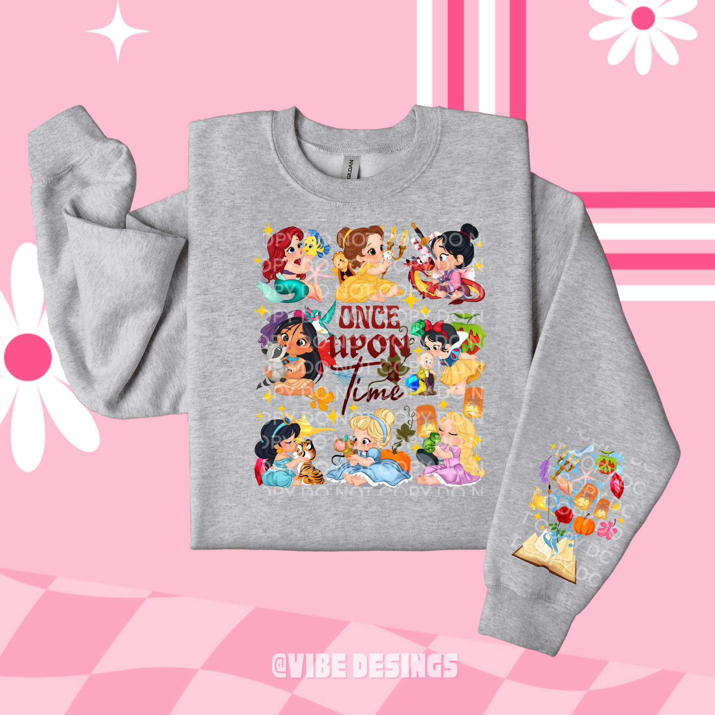 Once Upon A Time Glitter Crewneck