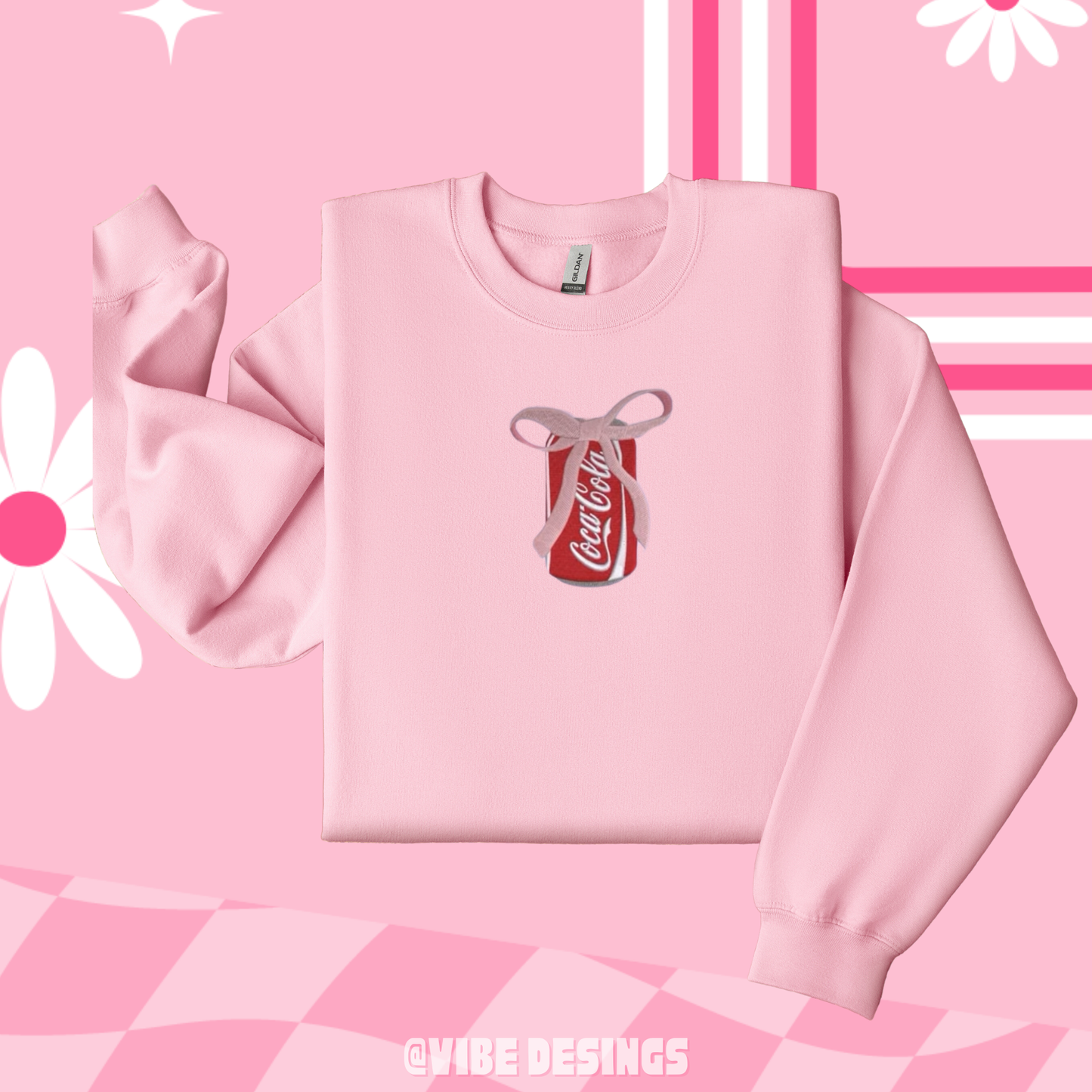 Coke Coquette Embroidered Crewneck