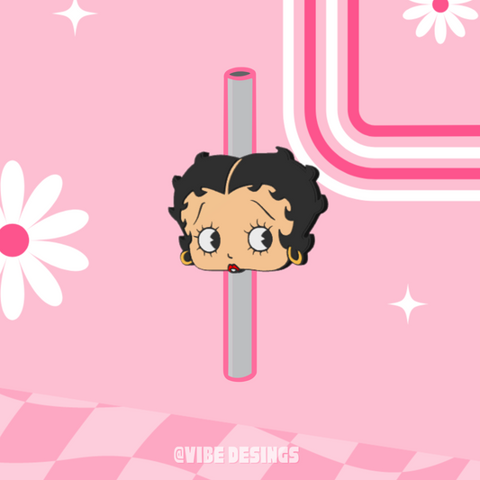 Boop 3D Straw Topper