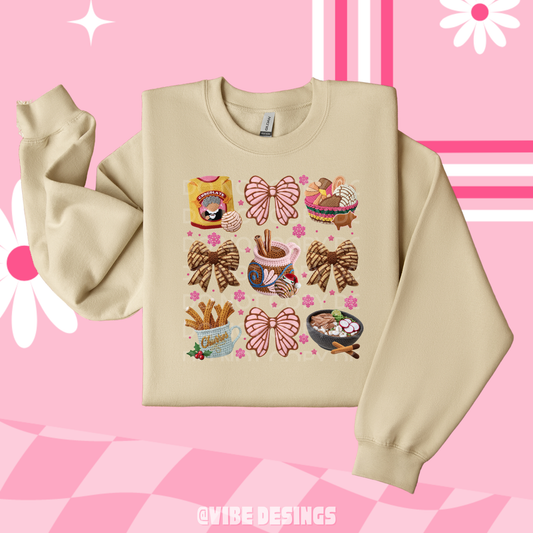 Conchas Coquette Yarn Crewneck