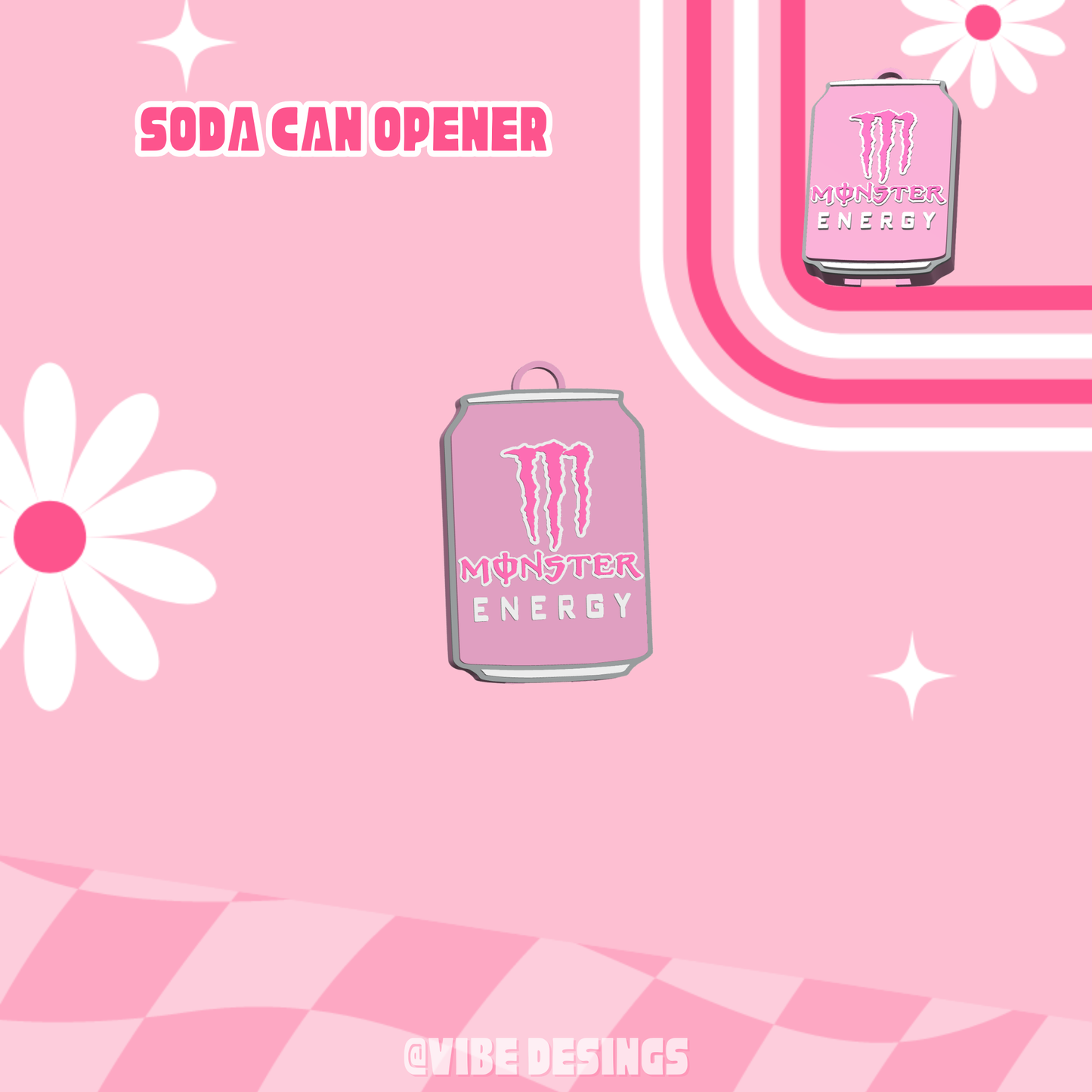 Energy Drink Tab opener keychain Ships 7-10 days