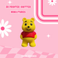 Knitted Pooh 3D Miniature