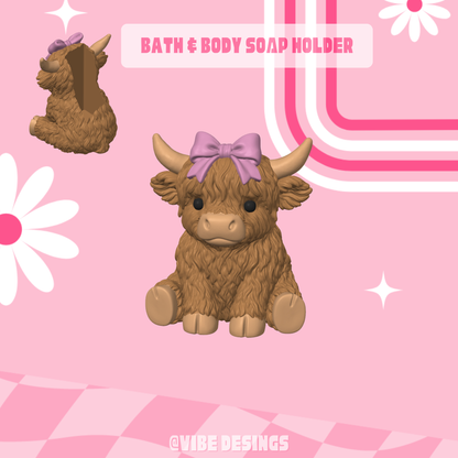Coquette Cow Bath&Body Soap Holder
