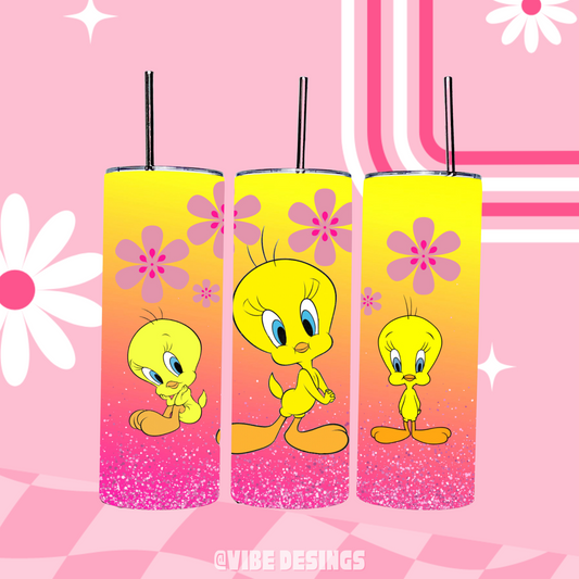 Tweety 20oz Skinny Tumbler