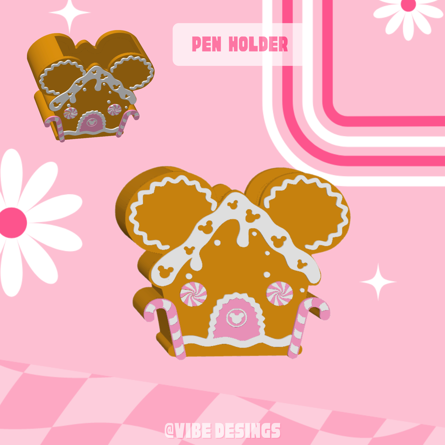 Ginger House Pen Holder