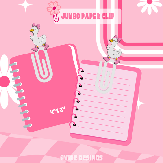 Cute Goose 3D Paper Clip