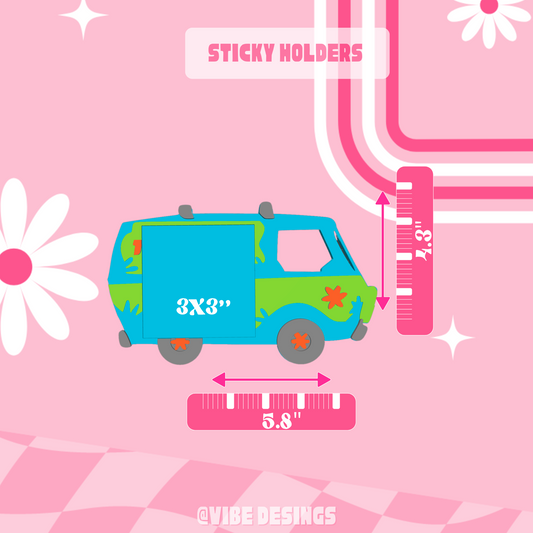 Mystery Machine Sticky Holder
