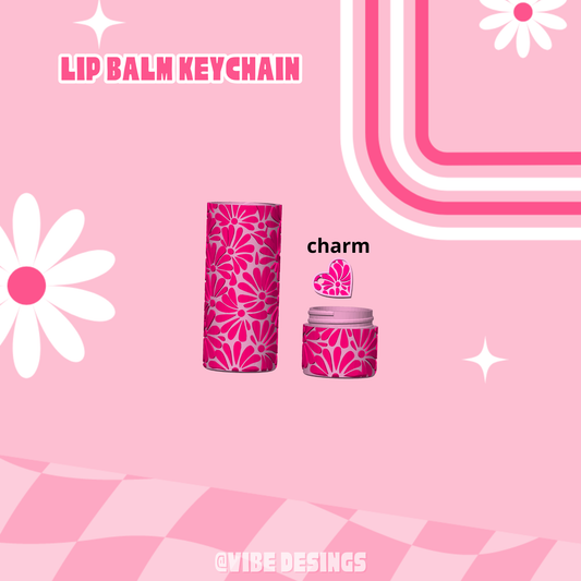 Talavera Lip Balm Keychain