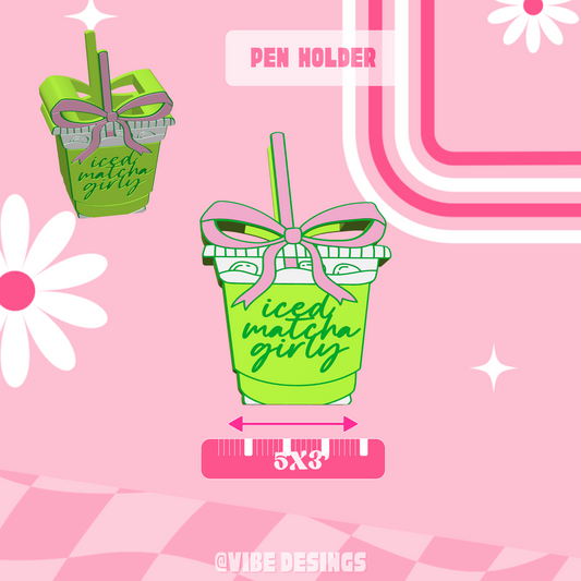 Matcha Pen Holder