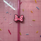 Mouse Bow 3D Straw Topper