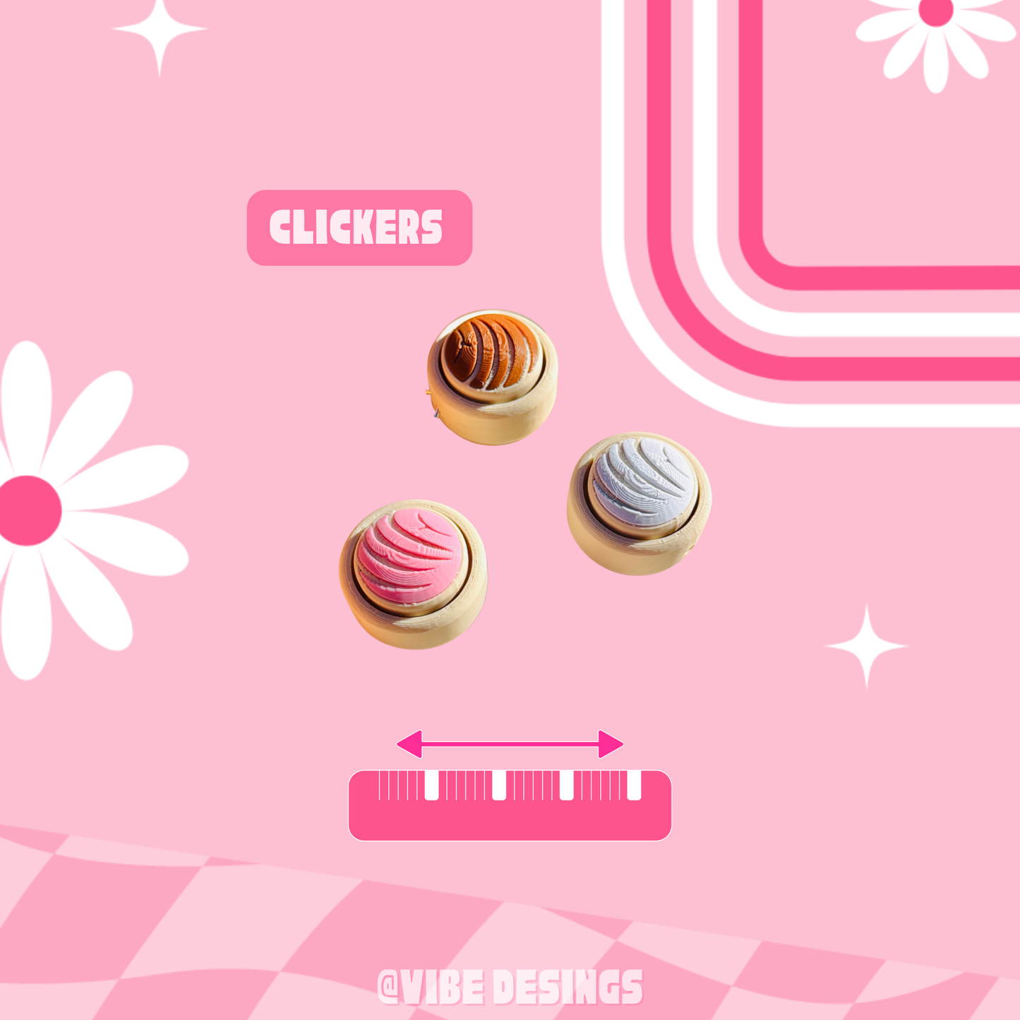 Conchas Clickers/Fidget
