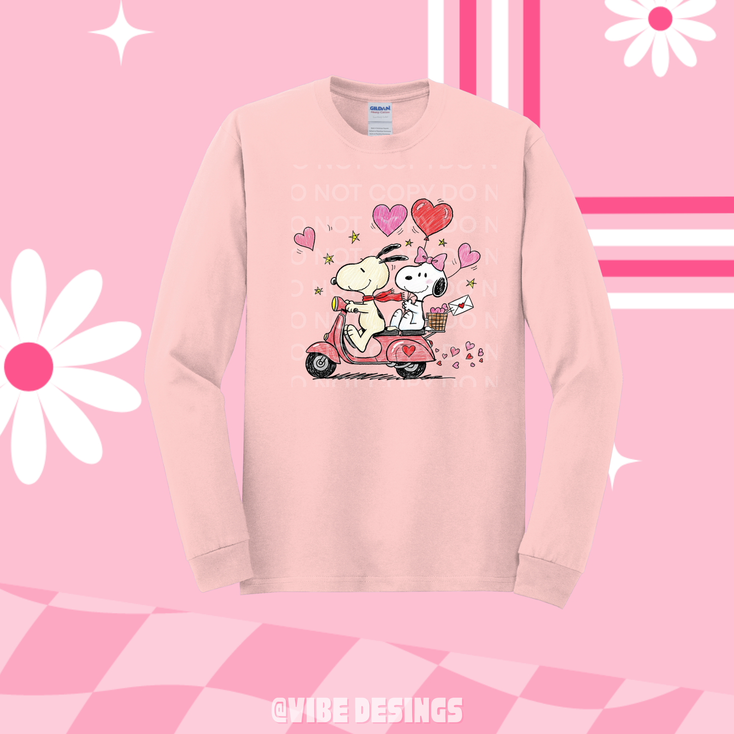 Valentines Snoop Long Sleeve Shirt