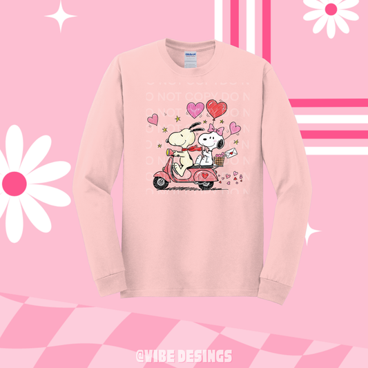 Valentines Snoop Long Sleeve Shirt